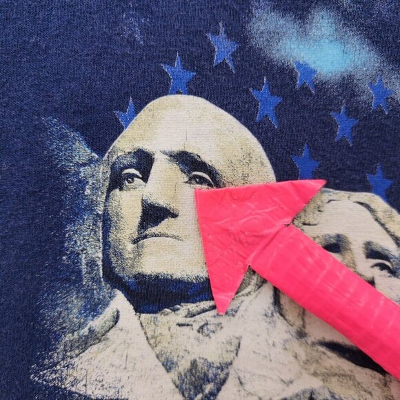 Vintage Prairie Mountain Mount Rushmore National Memorial T-Shirt Child 10/12 - Picture 5 of 10